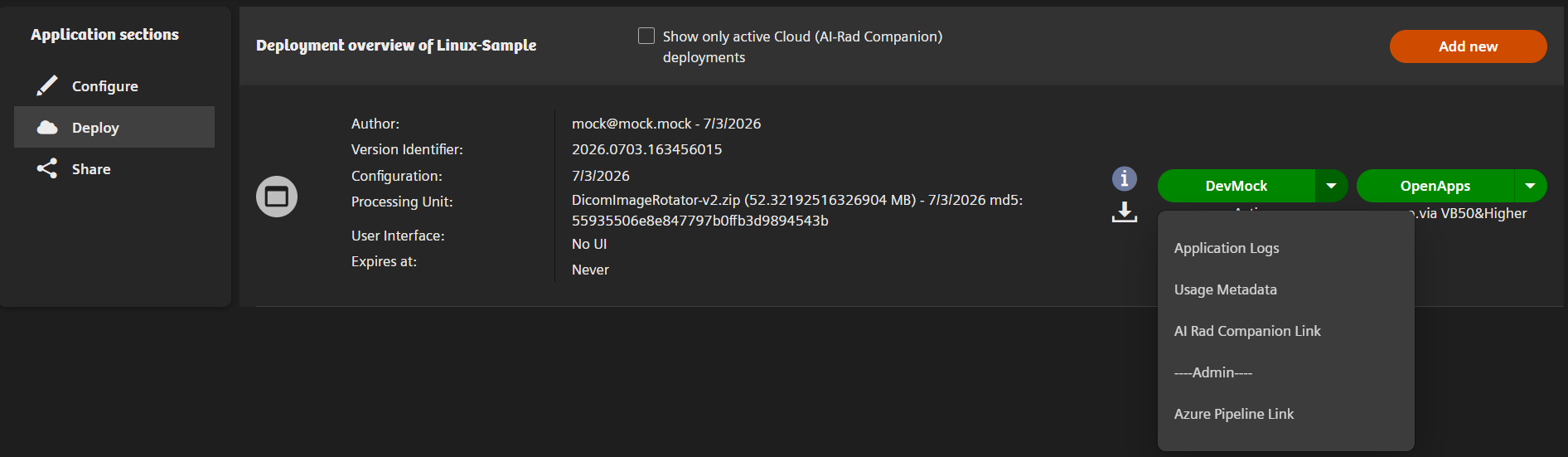 AIRC deployment