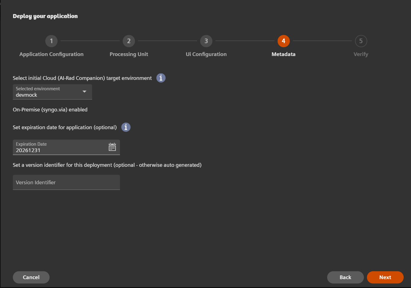 Open Apps deployment