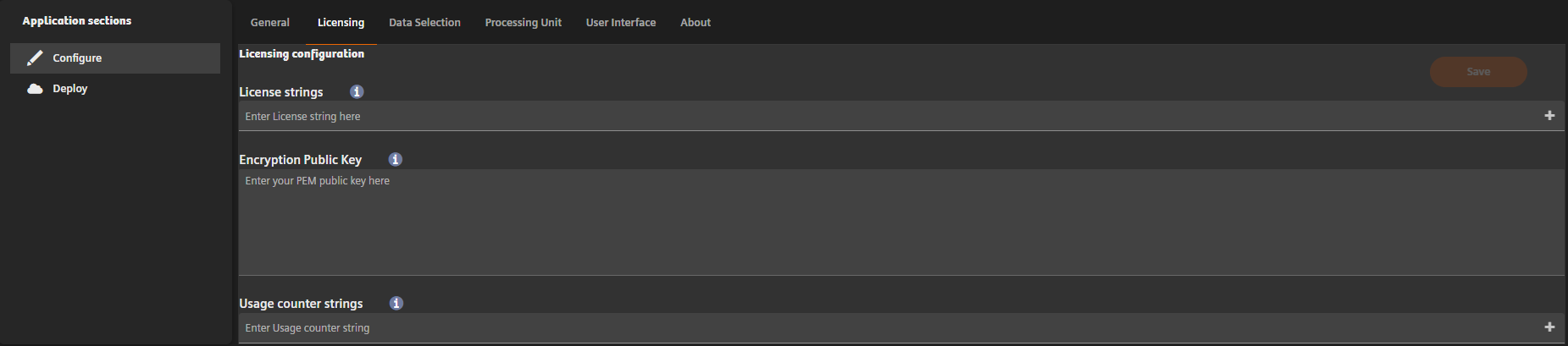 Configure Licensing