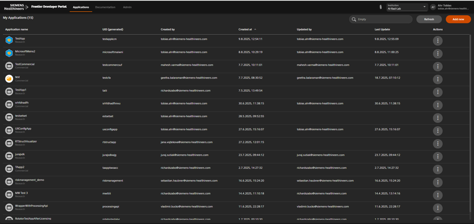 Applications Overview