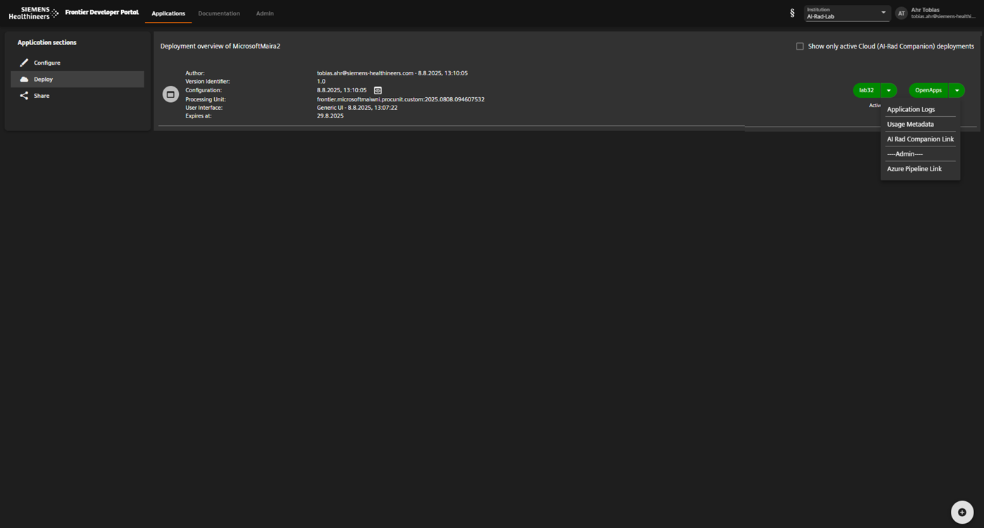 Deploy App